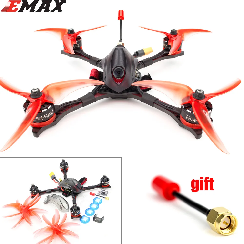 Emax Hawk Pro PNP BNF dron FPV zestaw 1700kv/2400kv silnik Mini kontroler Magnum HDR kamera Fpv do zdalnie sterowany samochód z anteną prezent