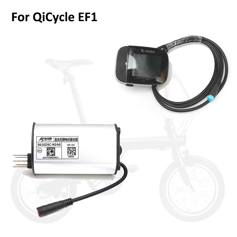 EF1 Dashboard For Xiaomi Qicycle EF1 Electric Folding Bike Display Monitor Replacement Parts With 4Pin 5Pin Cable