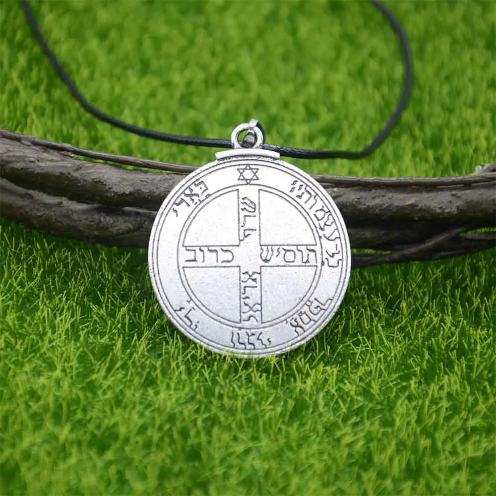 Pentacle Of Jupiter Seal Pendant Key Of Solomon Amulet Talisman Men Necklace Jewish Jewelry Women Gifts