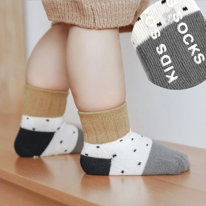 Lawadka 3Pairs/set Socks for Newborns Cotton Baby Girl Socks Anti Slip Cartoon Casual Socks for Boys Infant Baby Girls Things