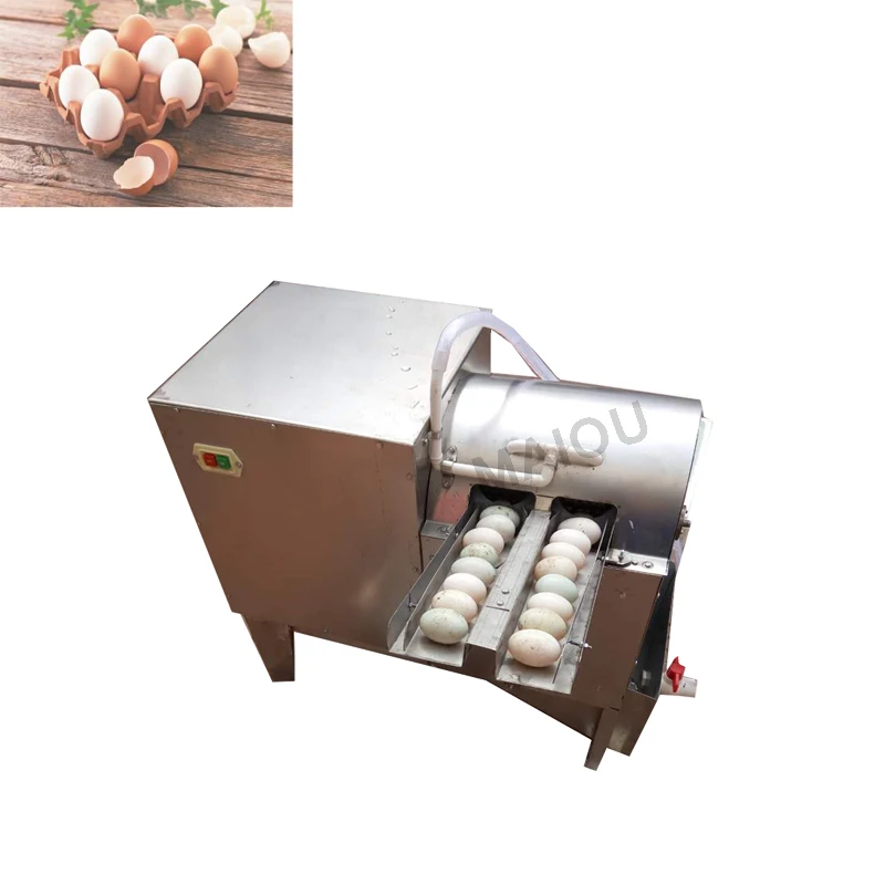 

4000pcs/h egg washer machine for sale/double row duck egg washing machine/goose egg cleaning machine