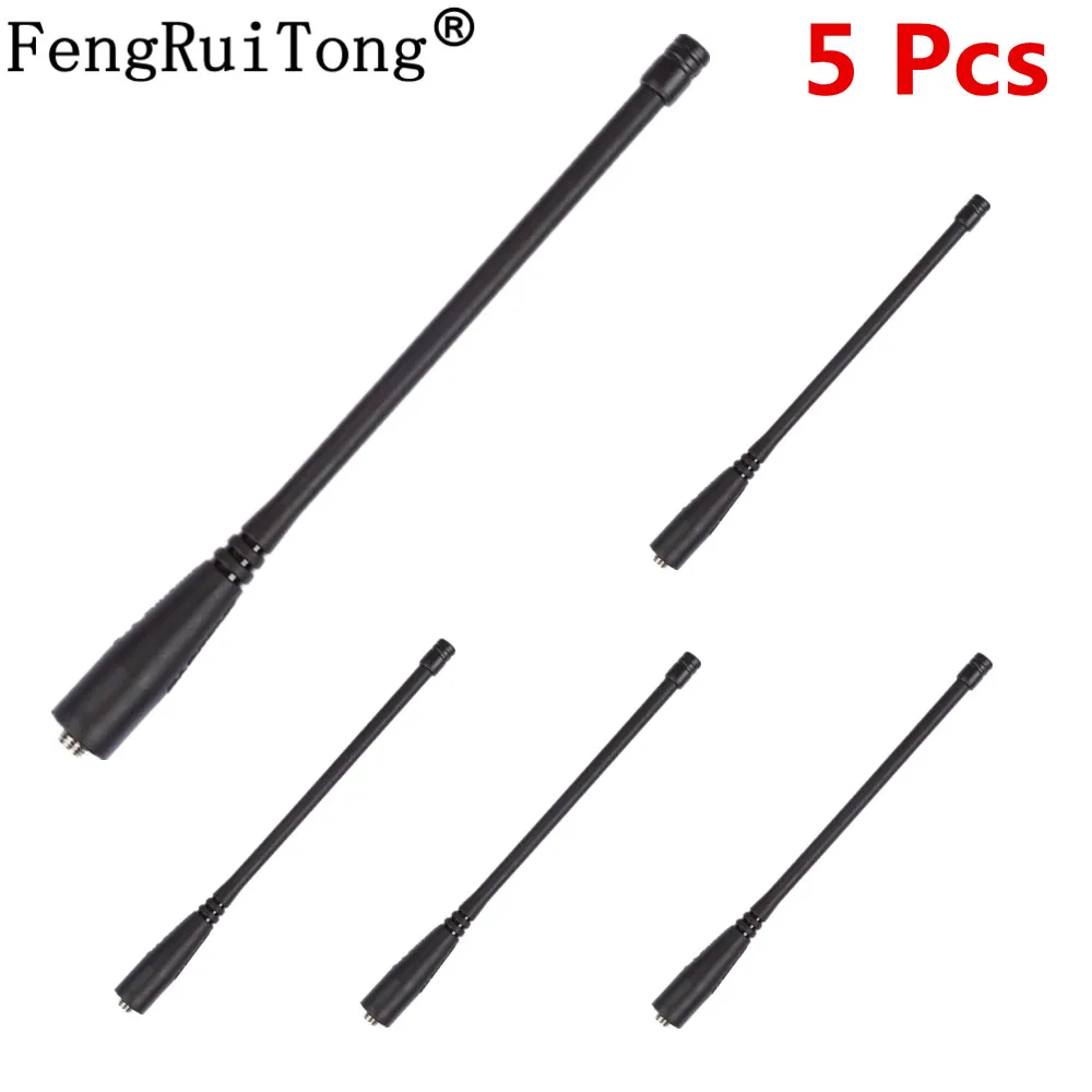 5pcs Walkie talkie antenna for BaoFeng uv-5r  SMA-Female UHF/VHF 136-174/400-520 MHz , UV5R UV-82 GT-3 Baofeng accessories