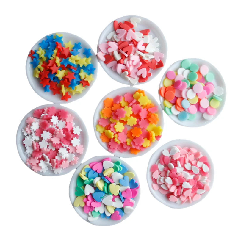 20g Fake Sprinkles Decoration For slime Filler DIY Slime Supplie simulation Candy Cake Dessert Accessories Toy for children Gift