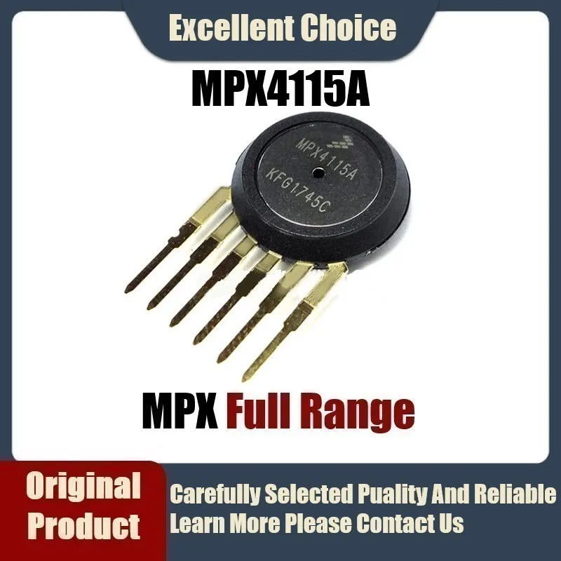 1-10Pcs/Lot Original Authentic MPX4115AS MPX4115  MPX4115A Package SIP-4 Transmitter Pressure Sensor Chip