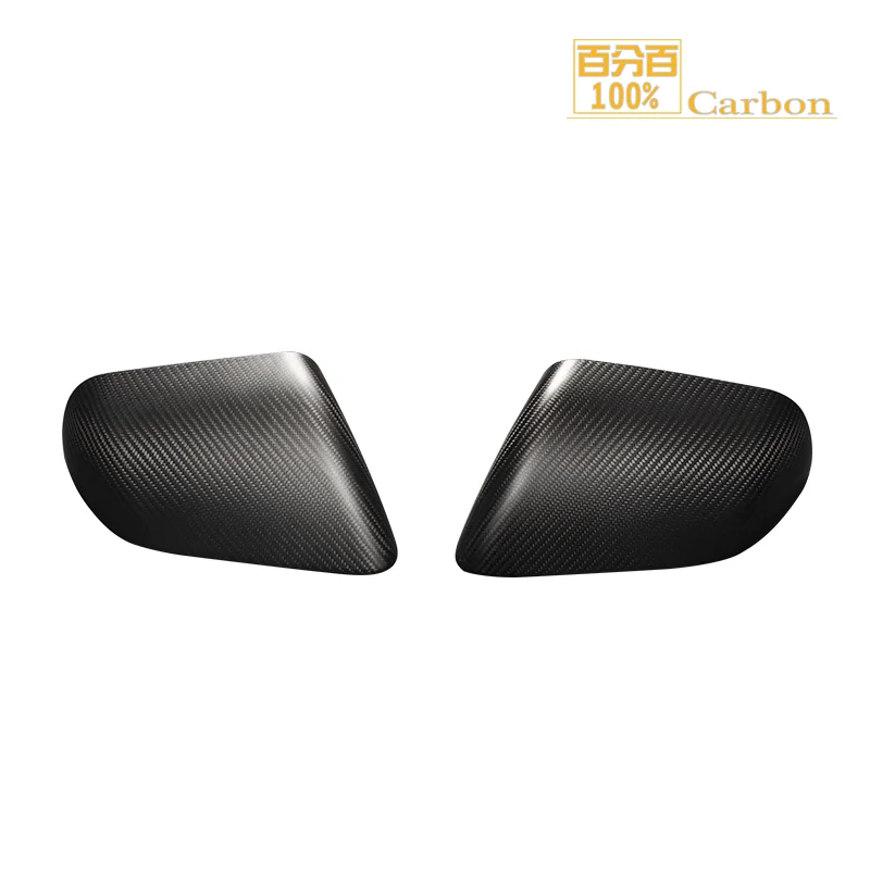 

Matt Carbon Fiber Side Mirror Cover For Mustang US Model Rear View Mirror Cap With Turning Light Cutout