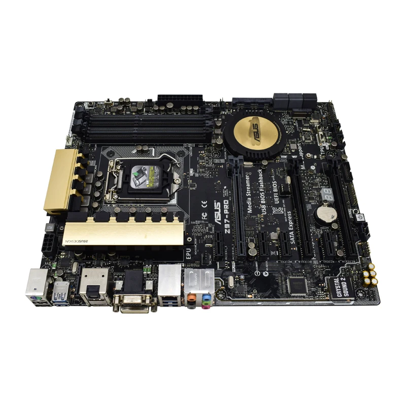 Imagem -02 - Suporte Motherboard Intel Z97 Lga 1150 Ddr3 32gb Core I34150 I5-4430 I5-4570 I7-4770 I7-4790t Atx Asus-z97-pro