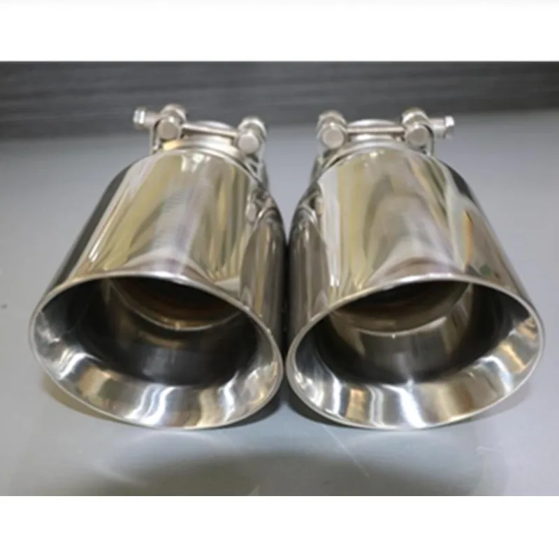 Newest Style   stainless steel universal exhaust system end pipe+car exhaust tip 1 piece