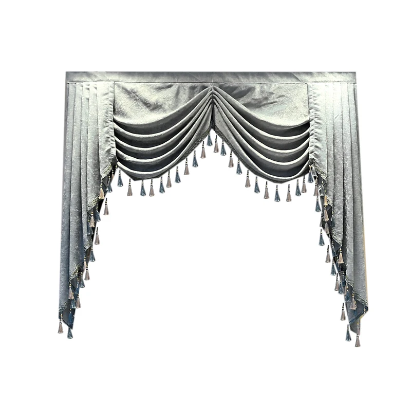 European and American high-quality custom Valance for curtains living room bedroom hotel villa apartment window top