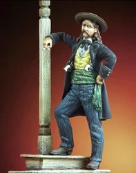 Resin Figure 1/32  ancient warrior stand with base   Model Unassambled Unpainted  Figure Building Kit