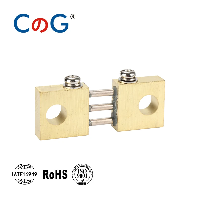 FL-19B Shunt 100A 200A 300A 400A 500A 600A 1500A 75mV Welding Machine Brass Resistor DC Shunts For Current Analogue Panel Meter