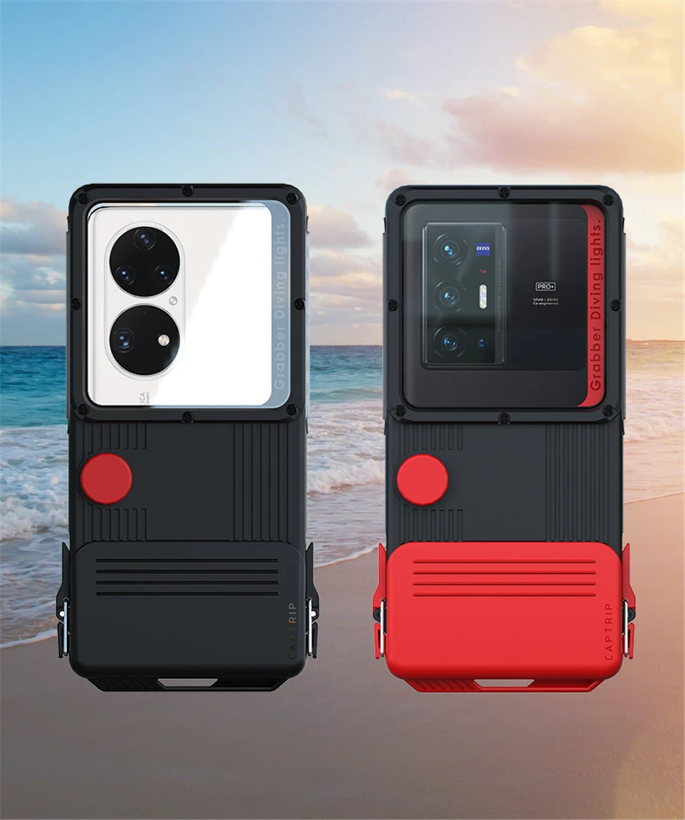 for Huawei P50 Pro Swimming Waterproof Case Mobile Phone Case Diving Surfing Underwater Touch Screen