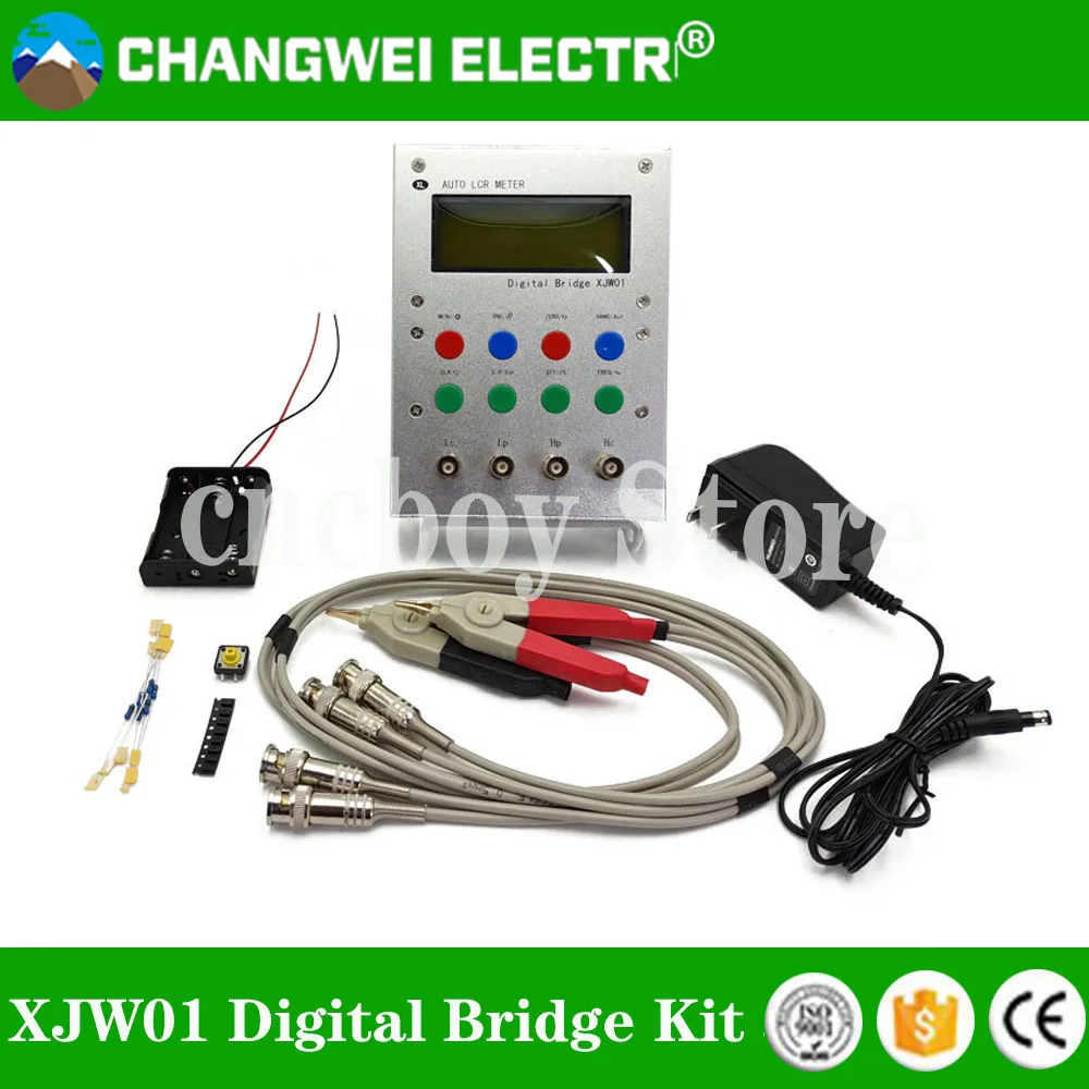 XJW01 0.3% LCR digital bridge tester bridge tester resistance, inductance, capacitance ESR test finished kit