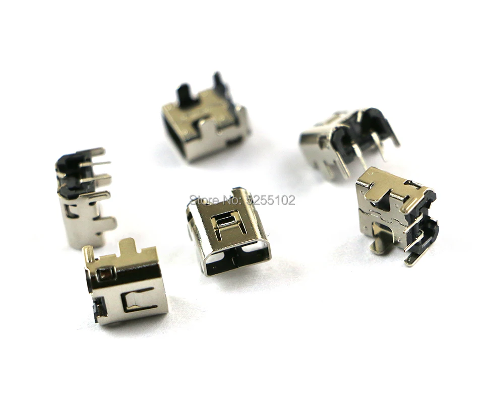 3PCS For WII U Power Charging Jack Socket Power Connector Port Repair for Nintend WiiU Charging Port Socket Gamepad Controller view 3