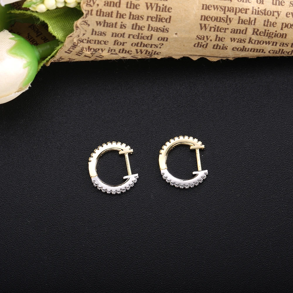 SHADOWHUNTERS-أقراط حلقية من الفضة الإسترليني عيار 925 بألوان متباينة ومجوهرات بأحجار تشيكوسلوفاكيا للنساء #4