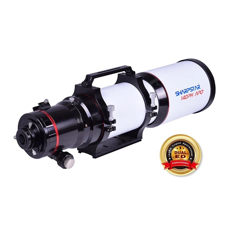 SHARPSTAR 140PH APO Refractor F6.5 Ultra-Low Dispersion Astronomical Telescope Triplet Dual ED air-spaced lens