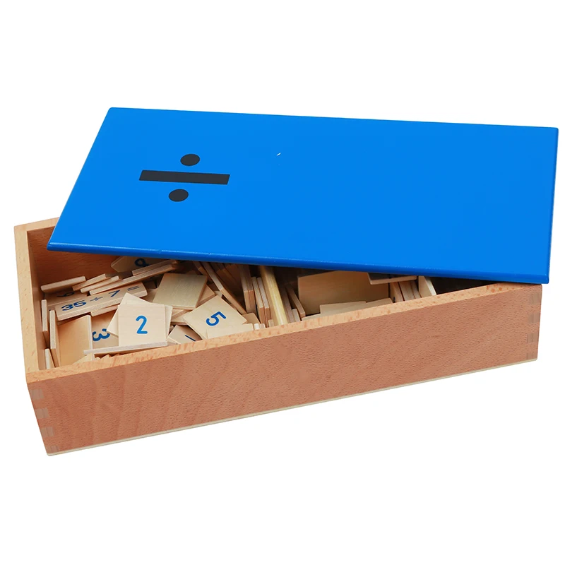 モンテッソーリ数学玩具 分数方程式と分子箱 数学教育教材 早期学習玩具 教材