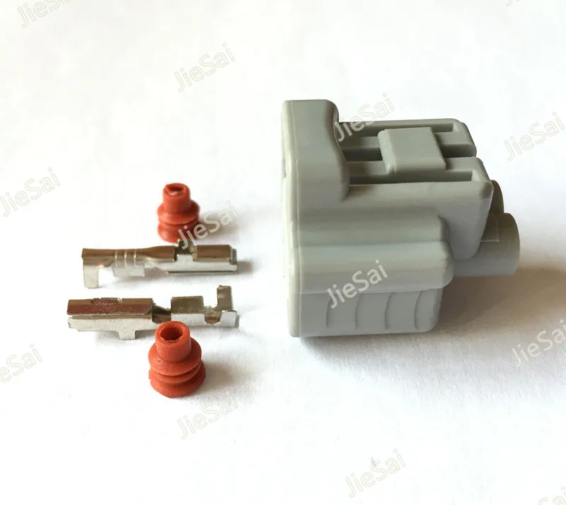2 Pin Automotive Fog Lamp Plug Female Harness Sumitomo Connector With Terminals And Rubber Seals