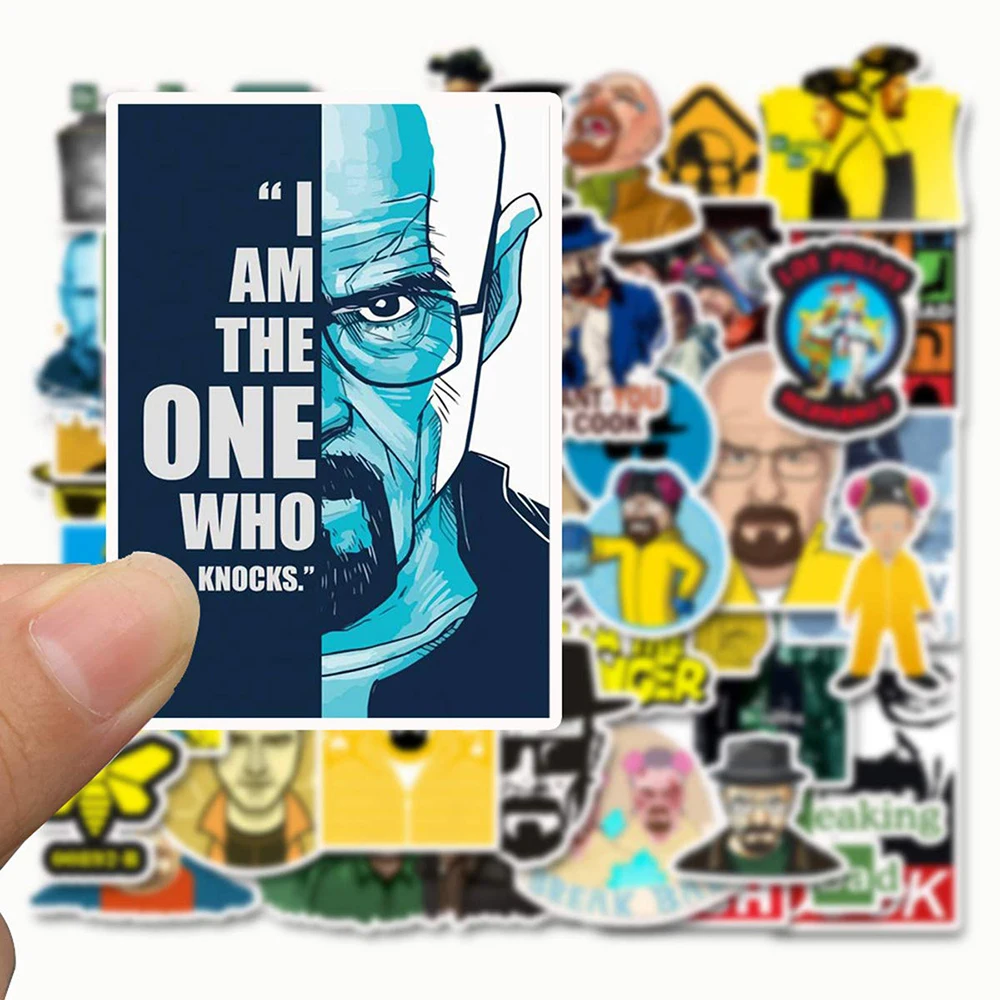 10/30/50PCS TV Show Breaking Bad Stickers DIY Skateboard Suitcase Freezer Graffiti Luggage Motorcycle Classic Toy Cool Stickers