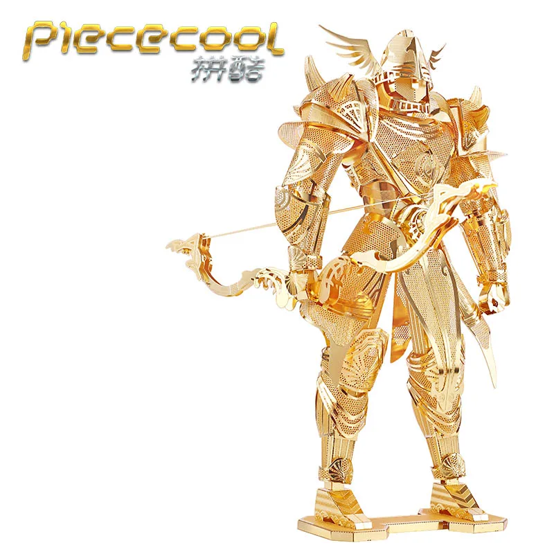 MMZ MODEL Piececool 3D Metal Puzzle Crescent Blade Armor Robot Assembly DIY 3D Laser Cut Model Puzzle Toys for Adultsts