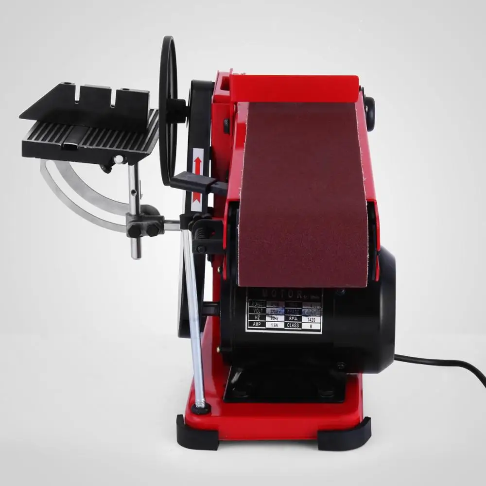 220V Sanding เข็มขัด Board พื้นผิวขัดและขัดเครื่องขัด915*100 Mm Flat Sanding เข็มขัดเครื่อง