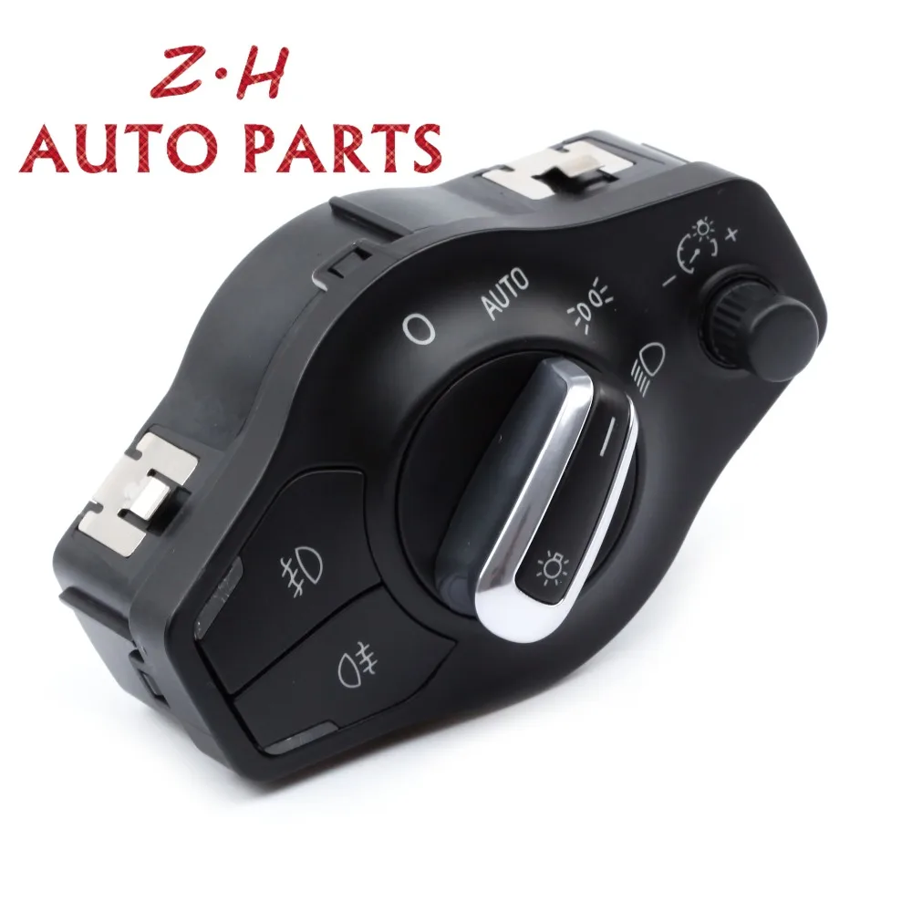 

8K0 941 531 AS Chrome AUTO Headlight Fog Light Switch Control For Audi A4 B8 S4 A5 S5 Q5 A4 Allroad Quattro 8K0941531AS