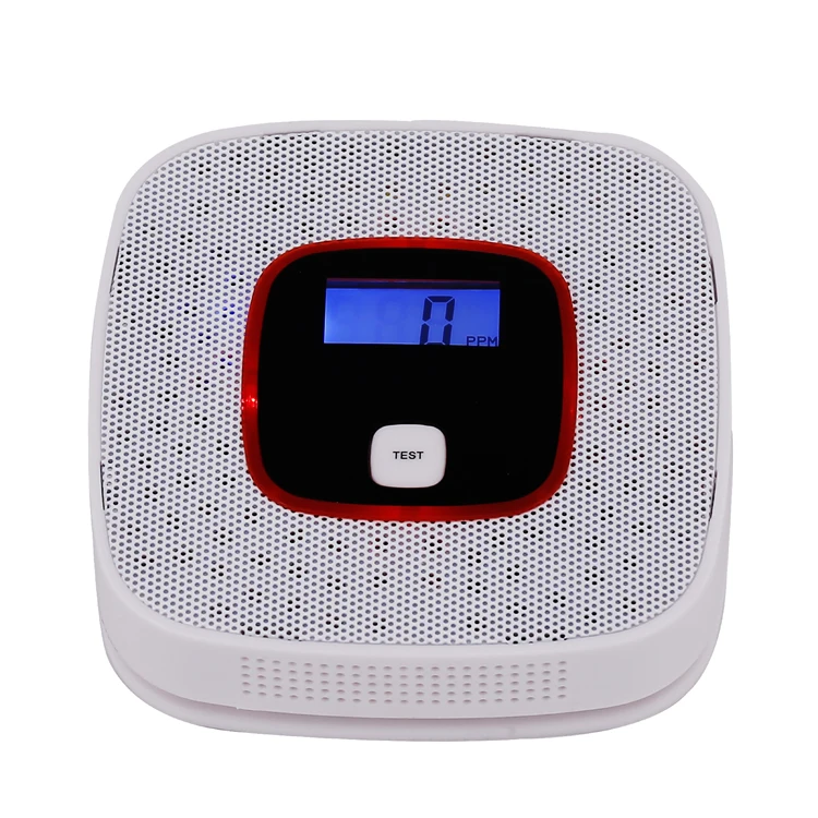 Lcd Co Koolmonoxide Gas Alarm Sensor Vergiftiging Rook Gas Tester Detector
