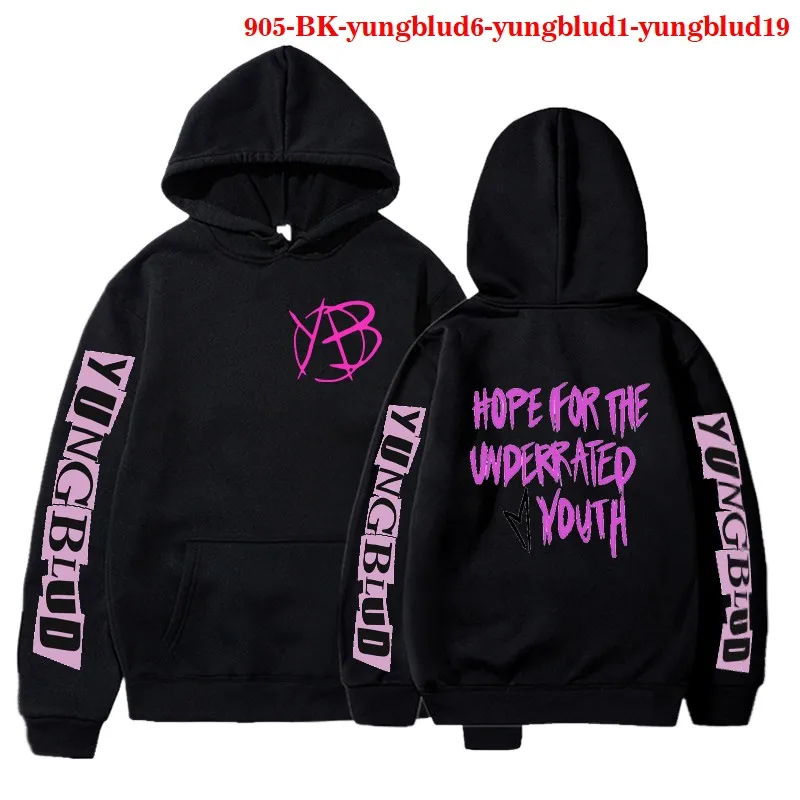 2020 Mới Yungblud Hy Vọng Cho Sự Đánh Giá Thấp Thanh Niên In Hình Khoác Hoodie Nam/Nữ Fasion Áo Nỉ Chui Đầu Unisex Rời Dạo Phố