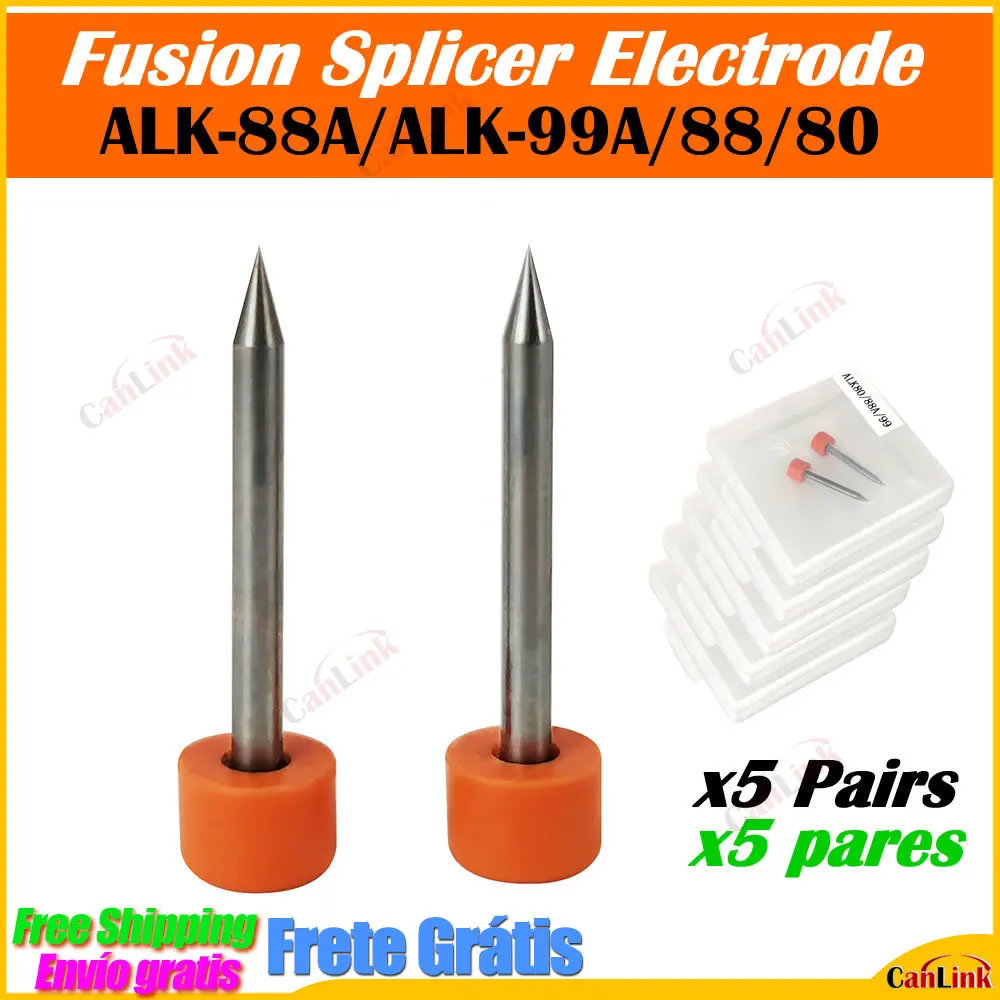 Imagem -02 - Todo-venda Elecctrode Eloik Alk88a Alk-99a 88 80 Fibra Fusão Splicer Alk98 Eletrodos Pares X5pairs