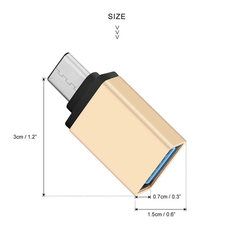 High Speed Type-C to USB OTG Adapter Converter For Flash Drive Mouse Samsung Xiaomi Huawei OPPO Tablet USBC OTG Connector