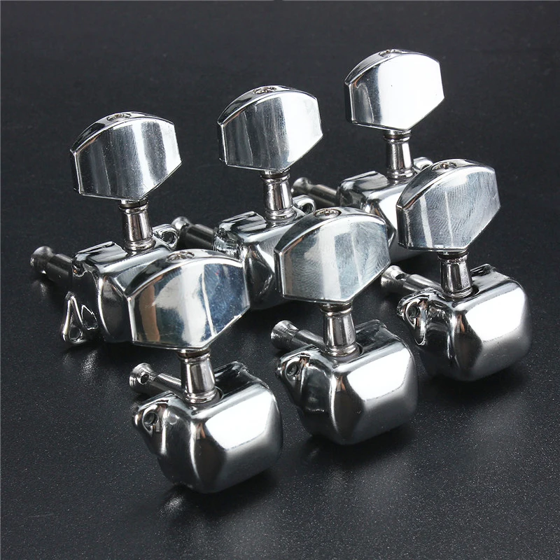 1pc Guitar Tuning Pegs Open Machine Heads Tuners Keys Oval Button Acoustic For Folk Guitar Parts Tuning Peg Parts