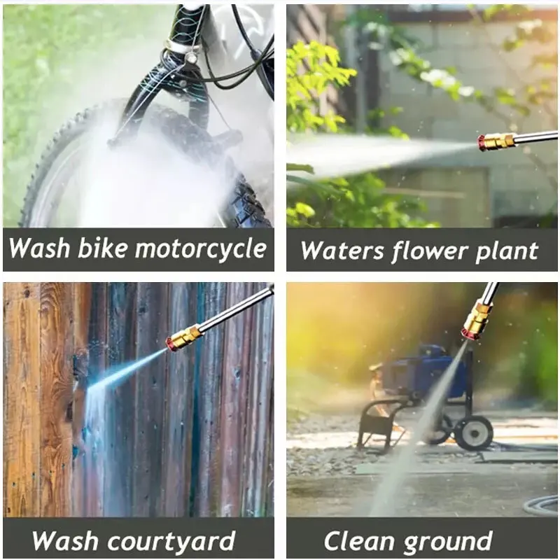 30Bar Cordless High Pressure Car Washer Rechargeable Car Wash Gun Electric Water Gun Foam Machine for Makita 18V Battery