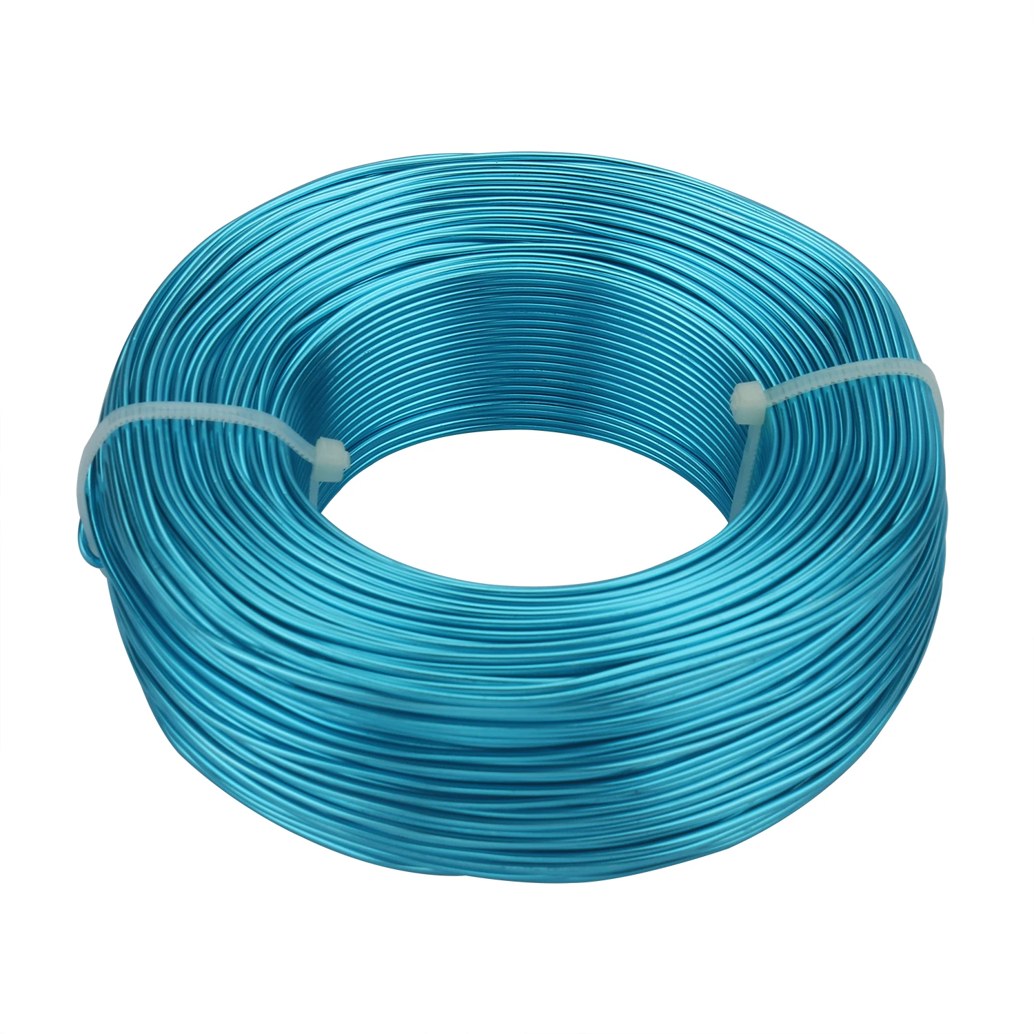Aluminiumdraht, 1 mm, 1,2 mm, 1,5 mm, 2 mm, 2,5 mm, 3 mm, vergoldet, biegsam, flexibel, Basteln, Metalldraht für die Schmuckherstellung, Perlen, Blumenmuster