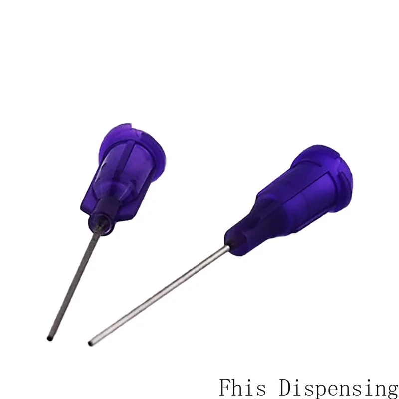 1 pollice 21G PP Luer Lock lunghezza del tubo precisione S.S erogazione punte smussate confezione da 30