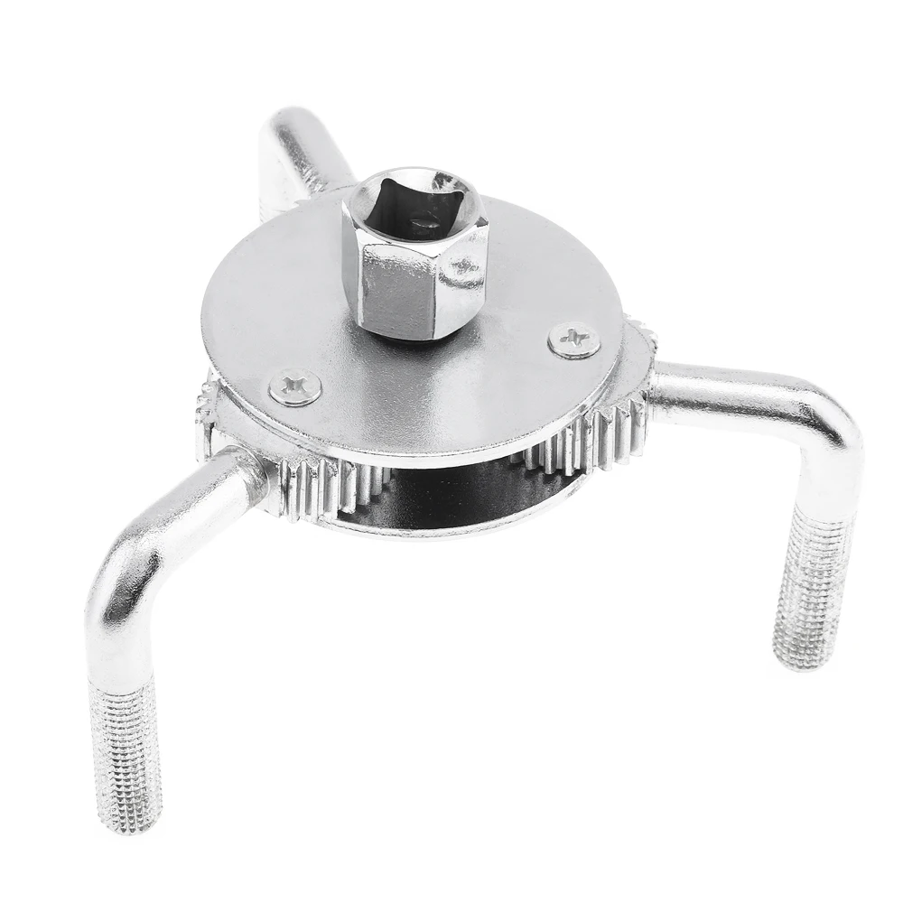 69-130mm Wrench Adjustable Round Three-Claw Filter Wrench Two Way Oil Filter Wrench for Car Trucks  Wrench Accessories