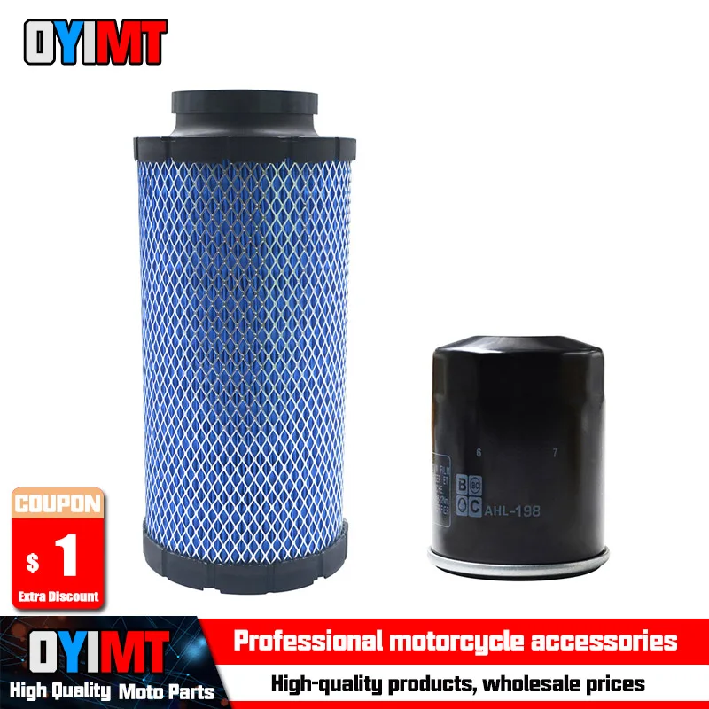 Motorcycle Air Filter & Oil Filter For Polaris 1240822 1240957 7082097 1241084 2879520 2540086 2540122 RZR XP 1000 EPS