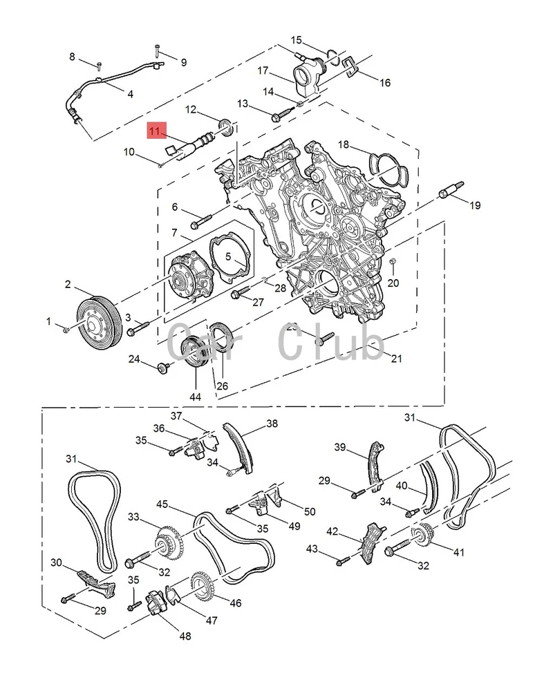 Four pieces VVT valve 12615613 12636175 12586722 12588943 12626012 for Buick Cadillac Chevrolet Opel