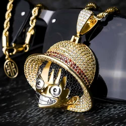 JINAO European and American Style High Quality Ice Cravejado AAA+ Cubic Zircon Necklace&Pendant Jewelry For Gift