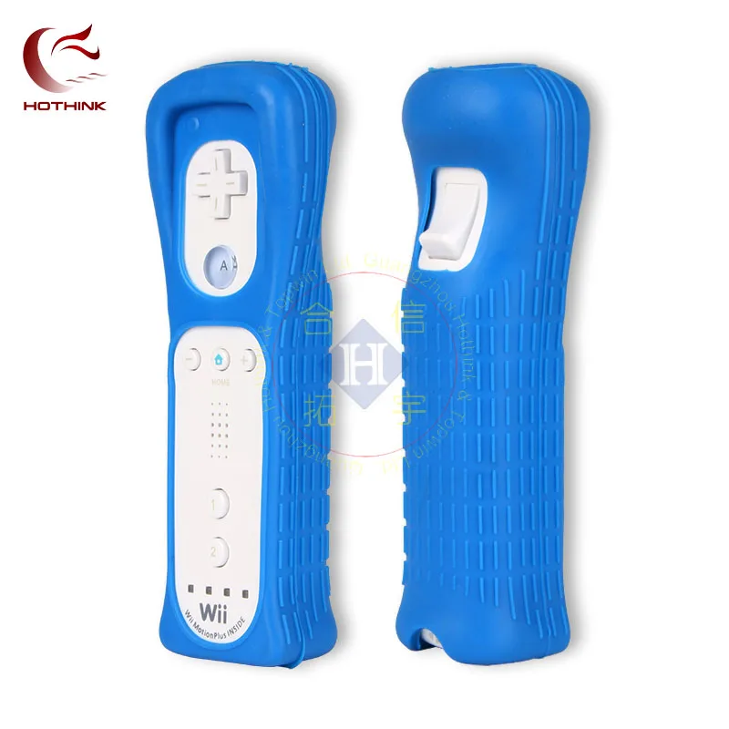 Hosure-غطاء سيليكون ناعم لوحدة تحكم Wii ، طويل وناعم ، مسرع ، لوحدة تحكم Nintendo Wii