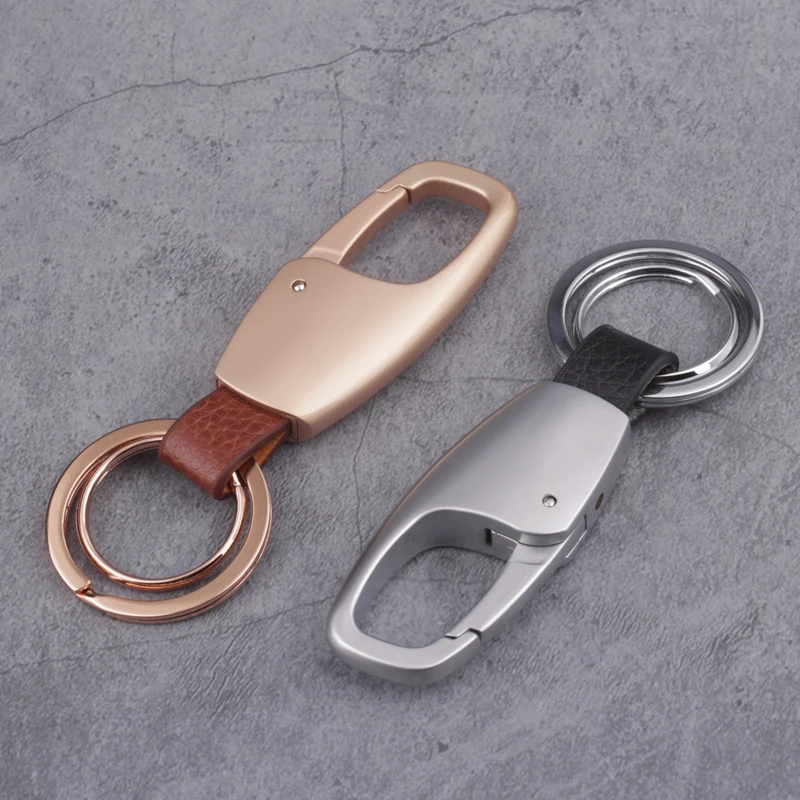 Jobon Couple Key Chain Luxury Car Keychain Classic Leather for Key Ring Holder Best Gift For Friends Gift Bag Charm Accessories