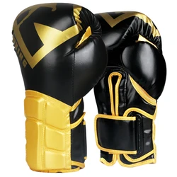 Rękawice Kick Boxing dla mężczyzn kobiet PU Karate Muay Thai Guantes De Boxeo Free Fight Sanda Training Adults Kids equippece