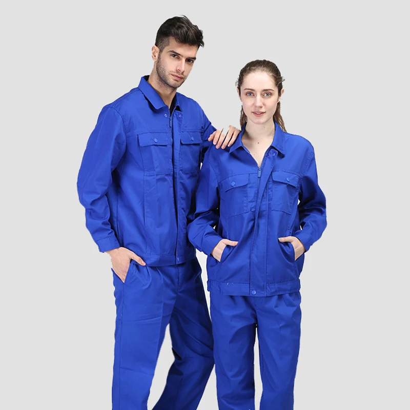 Woman men work overalls working uniforms Autumn winter thick Coveralls welding suit car workshop mechanic Plus Size clothes set