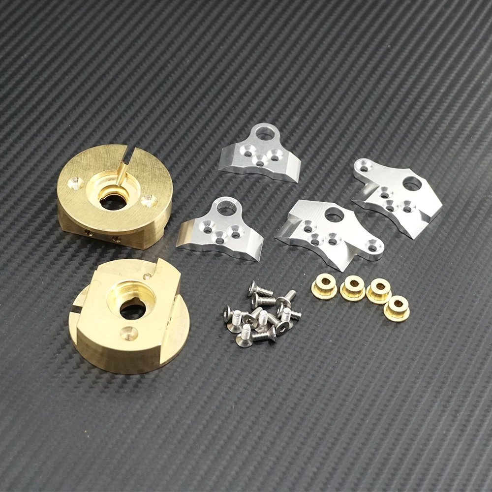 AXSPEED Wheels Hub Rim Axle Brass Counterweight for 1/10 RC Crawler Axial Wraith 90018 90020 90031 90045 90056 90048 90053 RR10