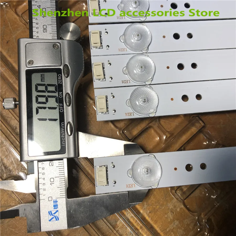 12Pieces/lot For Skyworth U50 50E366 WCD backlight strip 50E5DHR 50X5 5800-W50002-2P00 6LEDS 488MM 100%NEW