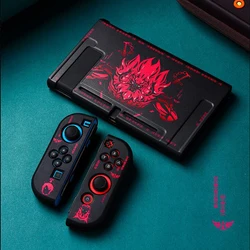 Matte Soft TPU Skin Joycon Protective Black Case for Nintendo Switch NS Joy-Con Front Back Housing Shell Full Cover Protector