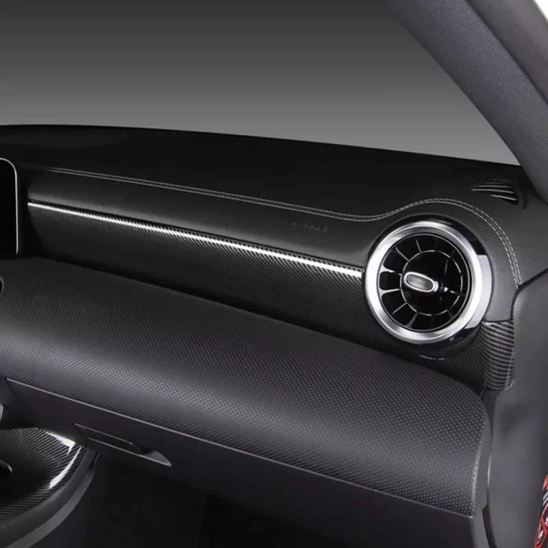 For Mercedes Benz A Class W177 V177 A180 A200 A220 A250 Car Protective Cover Dashboard Instrument Panel Trim Accessories 2pcs