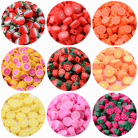 30/50pcs Mixed Fruit Polymer Clay Beads Strawberry Loose Spacer Beads For Jewelry Making Diy Necklace Bracelet Accessories