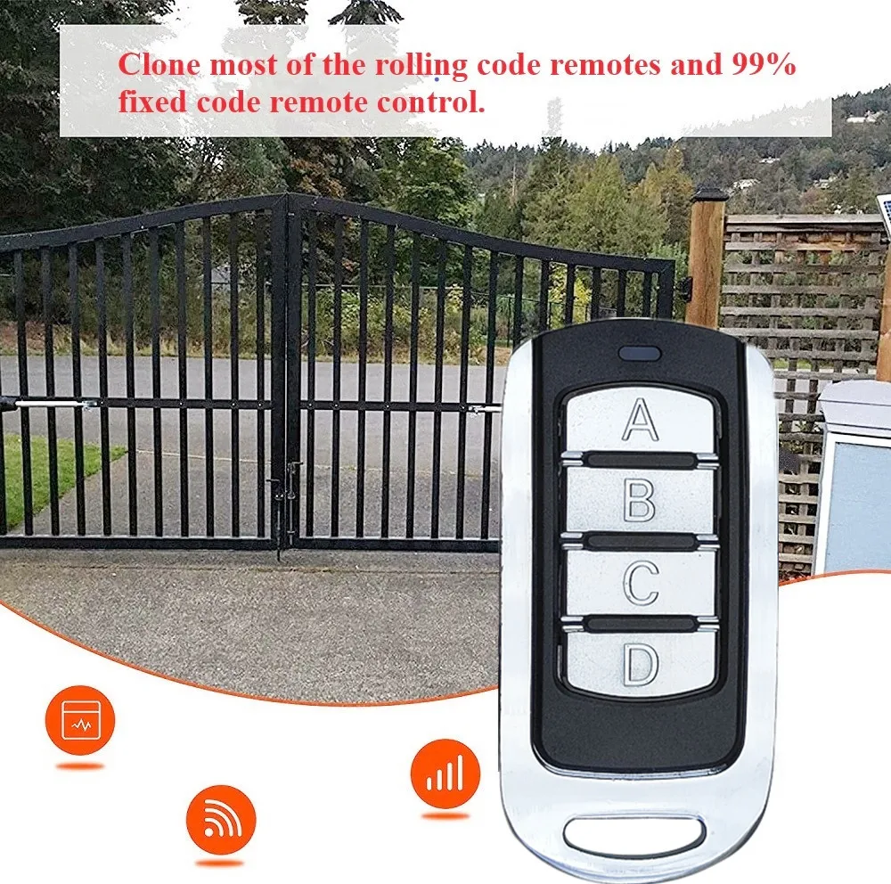 For 280 - 868 MHz Garage door Remote control duplicator 433MHz 868MHz Gate door opener fixed and rolling code