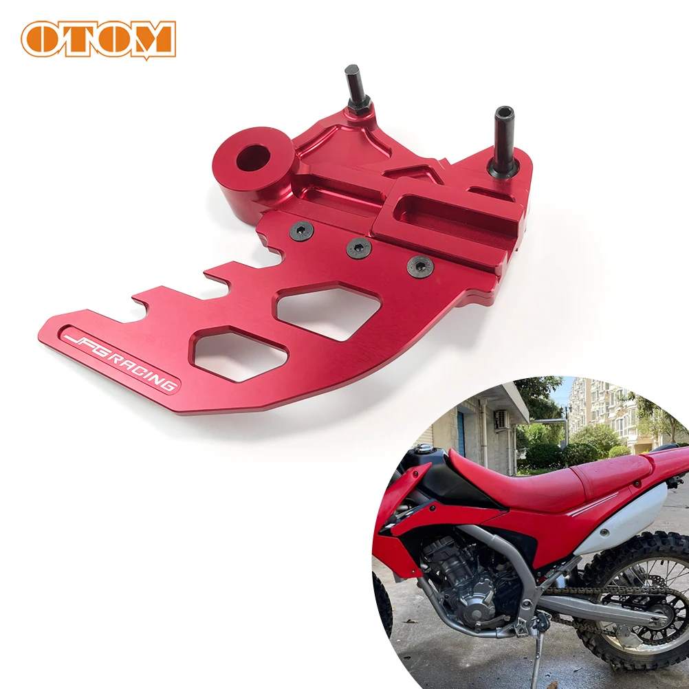 

OTOM 2021 CNC Motorcycle Rear Disc Brake Guard Protector Cover For HONDA CRF300L CRF250L CRF250RL CRF250R ALLY BRACKET SUB-ASSY