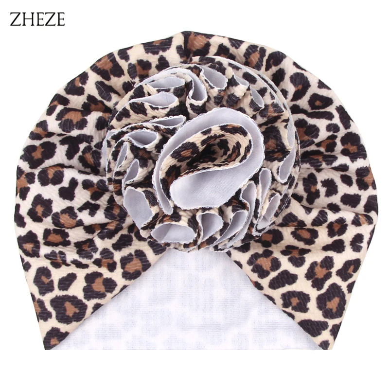 

2024 New Arrivals Flower Baby Hat Head Wrap Elastic Waffles Print Fabric Girls Turban DIY Headband For Infant