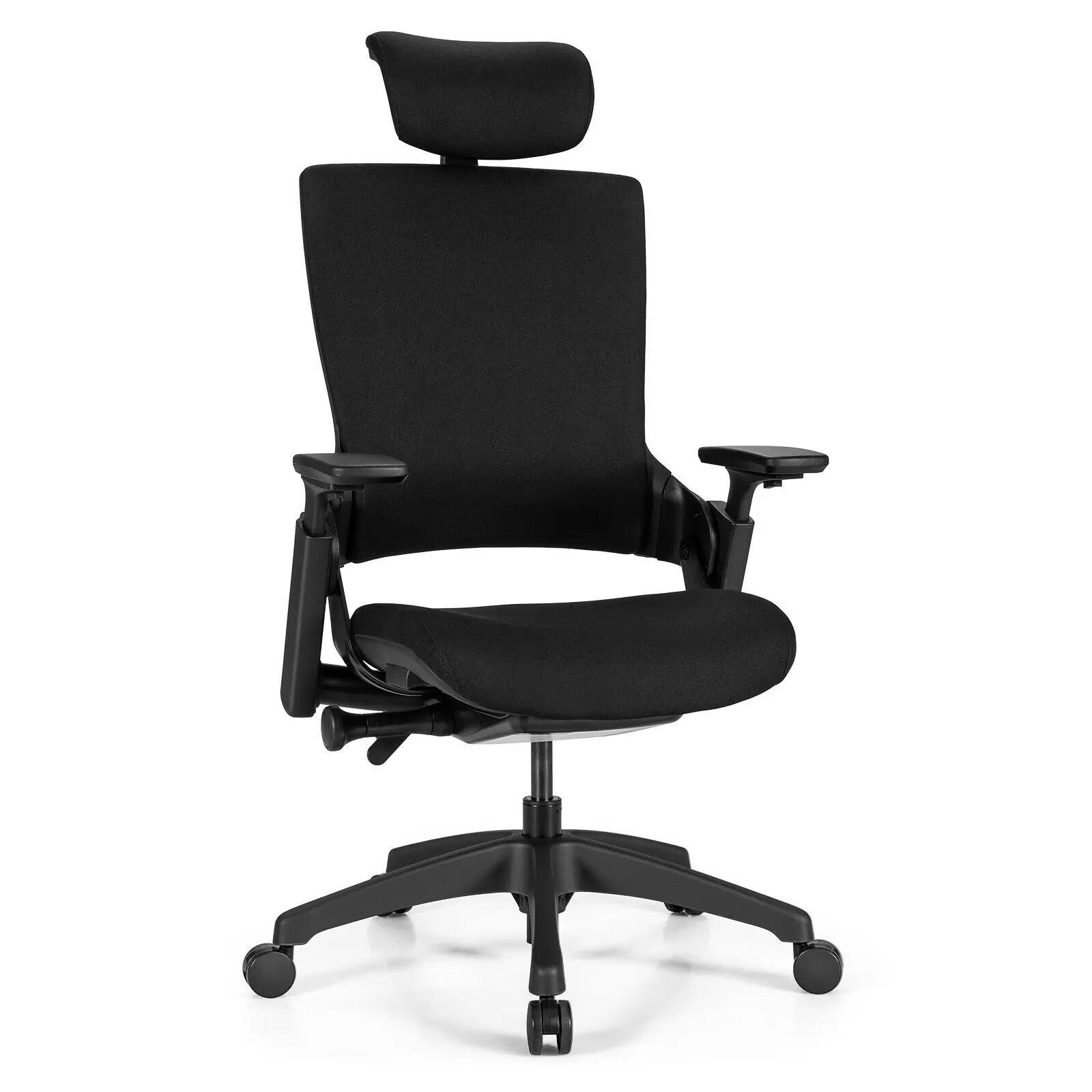 Costway Executive Office Chair Adjustable Task Chair w/Sliding Seat & 3D Armrest